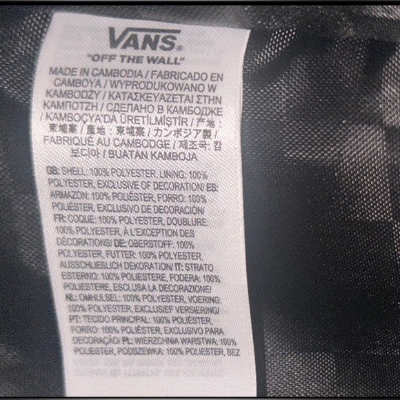 *NWT~ VANS~ “Frontside Novel” Black Slinger Backpack!! •Unisex, Awesome! - Picture 15 of 15